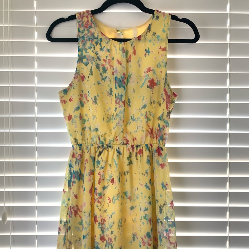 Yellow Sleeveless Dress